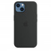 Apple iPhone Silicone Case with MagSafe - оригинален силиконов кейс за iPhone 13 с MagSafe (черен) (разопакован продукт) 3