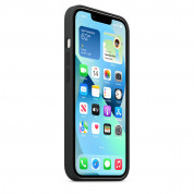 Apple iPhone Silicone Case with MagSafe - оригинален силиконов кейс за iPhone 13 с MagSafe (черен) (разопакован продукт) 6