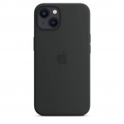 Apple iPhone Silicone Case with MagSafe - оригинален силиконов кейс за iPhone 13 с MagSafe (черен) (разопакован продукт) 1
