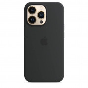 Apple iPhone Silicone Case with MagSafe - оригинален силиконов кейс за iPhone 13 Pro с MagSafe (черен) (разопакован продукт) 2