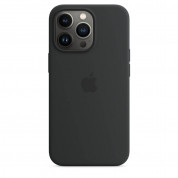 Apple iPhone Silicone Case with MagSafe - оригинален силиконов кейс за iPhone 13 Pro с MagSafe (черен) (разопакован продукт)