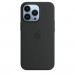 Apple iPhone Silicone Case with MagSafe - оригинален силиконов кейс за iPhone 13 Pro с MagSafe (черен) (разопакован продукт) 4