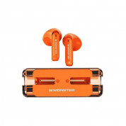 Monster Airmars TWS In-Ear Gaming Bluetooth Earphones - безжични блутут слушалки със зареждащ кейс (оранжев)