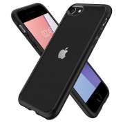 Spigen Ultra Hybrid 2 Case - хибриден кейс с висока степен на защита за iPhone SE (2022), iPhone SE (2020), iPhone 8, iPhone 7 (черен) 5
