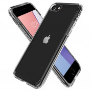 Spigen Ultra Hybrid 2 Case - хибриден кейс с висока степен на защита за iPhone SE (2022), iPhone SE (2020), iPhone 8, iPhone 7 (прозрачен) 4