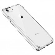 Spigen Ultra Hybrid 2 Case - хибриден кейс с висока степен на защита за iPhone SE (2022), iPhone SE (2020), iPhone 8, iPhone 7 (прозрачен) 6