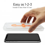 Spigen Tempered Glass Glas.tR EZ Fit - калено стъклено защитно покритие за дисплея на iPhone 11, iPhone XR (прозрачен) 2