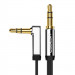 Ugreen AV119 Right Angle Flat Audio Cable - качествен 3.5 мм. аудио кабел (500 см) (сребрист)  1