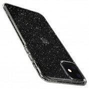Spigen Liquid Crystal Glitter Case - тънък силиконов (TPU) калъф за iPhone 11 (прозрачен) 5