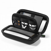 Ugreen LP128 HDD Case Box Large Size - органайзер за външен хард диск, кабели, слушалки и други аксесоари (черен)  1