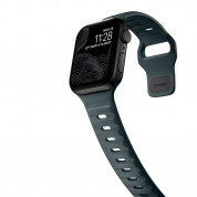 Nomad Sport Band - силиконова каишка за Apple Watch 42мм, 44мм, 45мм, Ultra 49мм (син) 8