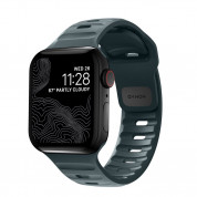 Nomad Sport Band - силиконова каишка за Apple Watch 42мм, 44мм, 45мм, Ultra 49мм (син)