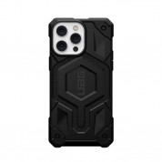 Urban Armor Gear Monarch Pro Kevlar Case - удароустойчив хибриден кейс с MagSafe за iPhone 14 Pro Max (черен-кевлар) 1
