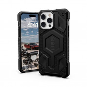 Urban Armor Gear Monarch Pro Kevlar Case - удароустойчив хибриден кейс с MagSafe за iPhone 14 Pro Max (черен-кевлар)