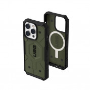 Urban Armor Gear Pathfinder MagSafe Case - удароустойчив хибриден кейс за iPhone 14 Pro (зелен) 2