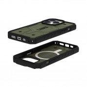 Urban Armor Gear Pathfinder MagSafe Case - удароустойчив хибриден кейс за iPhone 14 Pro (зелен) 1