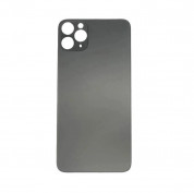 OEM iPhone 11 Pro Backcover Glass - резервен заден стъклен капак за iPhone 11 Pro (графит)