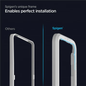 Spigen Glass tR ALM FC 2 Pack - 2 броя стъклени защитни покрития за дисплея за iPhone 12 Pro, iPhone 12 (черен-прозрачен) 3