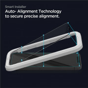 Spigen Glass tR ALM FC 2 Pack - 2 броя стъклени защитни покрития за дисплея за iPhone 12 Pro, iPhone 12 (черен-прозрачен) 1