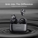 Lenovo HT18 TWS Earphones - безжични блутут слушалки със зареждащ кейс (черен) 4