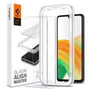 Spigen Glass.Tr Align Master Tempered Glass 2 Pack for Samsung Galaxy A33 5G (clear) (2 pack)