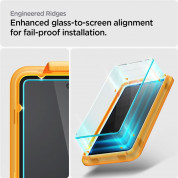 Spigen Glass.Tr Align Master Tempered Glass 2 Pack - 2 броя стъклени защитни покрития за дисплея на Google Pixel 7a (прозрачен) 9