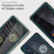 Spigen Glass.Tr Align Master Tempered Glass 2 Pack - 2 броя стъклени защитни покрития за дисплея на Google Pixel 7a (прозрачен) 12
