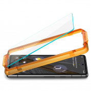 Spigen Glass.Tr Align Master Tempered Glass 2 Pack - 2 броя стъклени защитни покрития за дисплея на Google Pixel 7a (прозрачен) 3