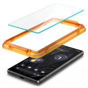Spigen Glass.Tr Align Master Tempered Glass 2 Pack - 2 броя стъклени защитни покрития за дисплея на Google Pixel 7a (прозрачен) 4