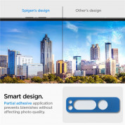Spigen Glass Optik Lens Protector 2 Pack - комплект 2 броя предпазни стъклени протектора за камерата на Google Pixel Fold (черен) 13