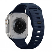 Nomad Sport Band - силиконова каишка за Apple Watch 42мм, 44мм, 45мм, Ultra 49мм (тъмносин) 1