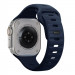 Nomad Sport Band - силиконова каишка за Apple Watch 42мм, 44мм, 45мм, Ultra 49мм (тъмносин) 2