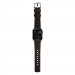 Nomad Active Band Pro - кожена (естествена кожа) каишка за Apple Watch 42мм, 44мм, 45мм, Ultra 49мм (кафяв-сребрист) 7