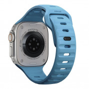 Nomad Sport Band - силиконова каишка за Apple Watch 42мм, 44мм, 45мм, Ultra 49мм (светлосин) 8