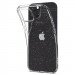 Spigen Liquid Crystal Glitter Case - тънък силиконов (TPU) калъф за iPhone 13 (прозрачен)  4