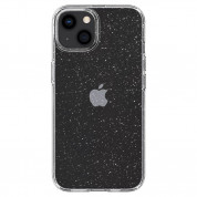 Spigen Liquid Crystal Glitter Case - тънък силиконов (TPU) калъф за iPhone 13 (прозрачен)  1