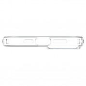 Spigen Crystal Flex Case - тънък качествен силиконов (TPU) калъф за iPhone 14 (прозрачен)  4