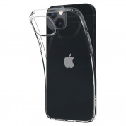 Spigen Crystal Flex Case - тънък качествен силиконов (TPU) калъф за iPhone 14 (прозрачен)  5