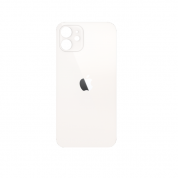 OEM iPhone 12 Backcover Glass - резервен заден стъклен капак за iPhone 12 (бял)