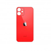 OEM iPhone 12 Backcover Glass - резервен заден стъклен капак за iPhone 12 (червен)