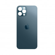 OEM iPhone 12 Pro Backcover Glass - резервен заден стъклен капак за iPhone 12 Pro (син)