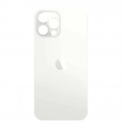 OEM iPhone 12 Pro Backcover Glass - резервен заден стъклен капак за iPhone 12 Pro (сребрист)