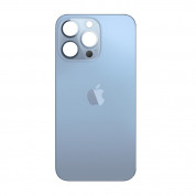 OEM iPhone 13 Pro Backcover Glass - резервен заден стъклен капак за iPhone 13 Pro (син)