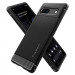 Spigen Rugged Armor Case - тънък качествен силиконов (TPU) калъф за Google Pixel 7a (черен) 7