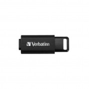 Verbatim Retractable USB-C 3.2 Gen 1 Drive 128GB - USB флаш памет с USB-C порт за компютри смартфони и таблети (черен) 3