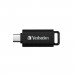 Verbatim Retractable USB-C 3.2 Gen 1 Drive 128GB - USB флаш памет с USB-C порт за компютри смартфони и таблети (черен) 1