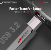 Hikvision E304C USB-C 3.2 High Speed Flash Drive 32GB - флаш памет с USB-A и USB-C конектори (32GB)  2