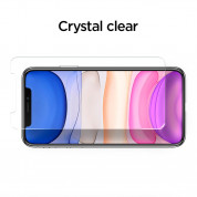 Spigen Glass.Tr Align Master Full Cover Tempered Glass for iPhone 11, iPhone XR (black-clear) 3