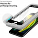 Spigen Glass.Tr Align Master Full Cover Tempered Glass - калено стъклено защитно покритие за целия дисплей на iPhone SE (2022), iPhone SE (2020), iPhone 8, iPhone 7 (черен-прозрачен) 6