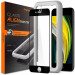 Spigen Glass.Tr Align Master Full Cover Tempered Glass - калено стъклено защитно покритие за целия дисплей на iPhone SE (2022), iPhone SE (2020), iPhone 8, iPhone 7 (черен-прозрачен) 1